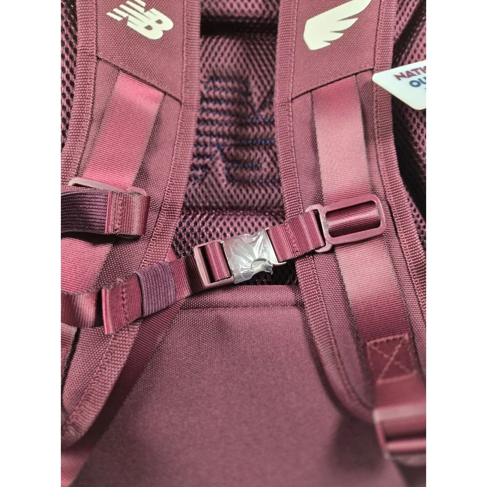 New Balance Nationals Outdoor 2026 Athlete Backpack Burgundy Navy Blue Bag New